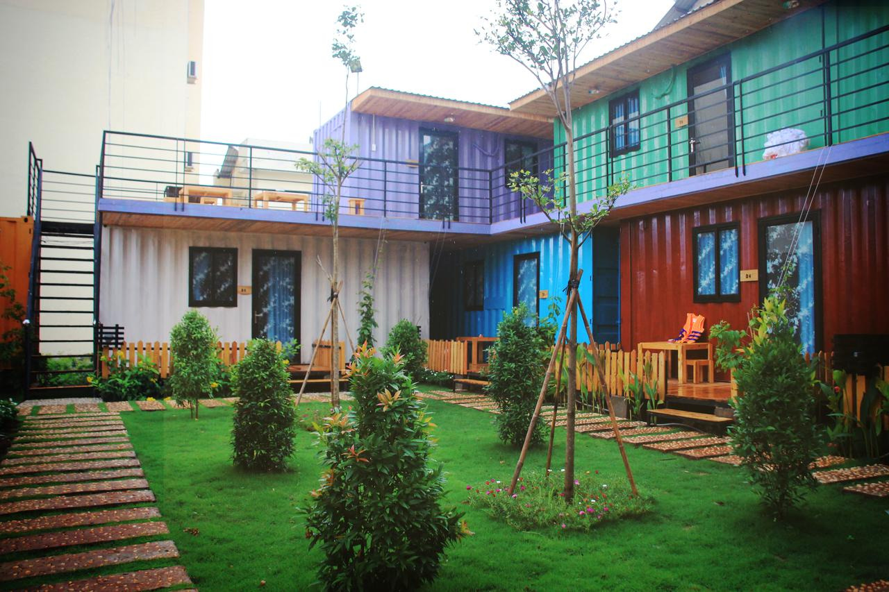 Mẫu thiết kế cảnh quan homestay Container 2