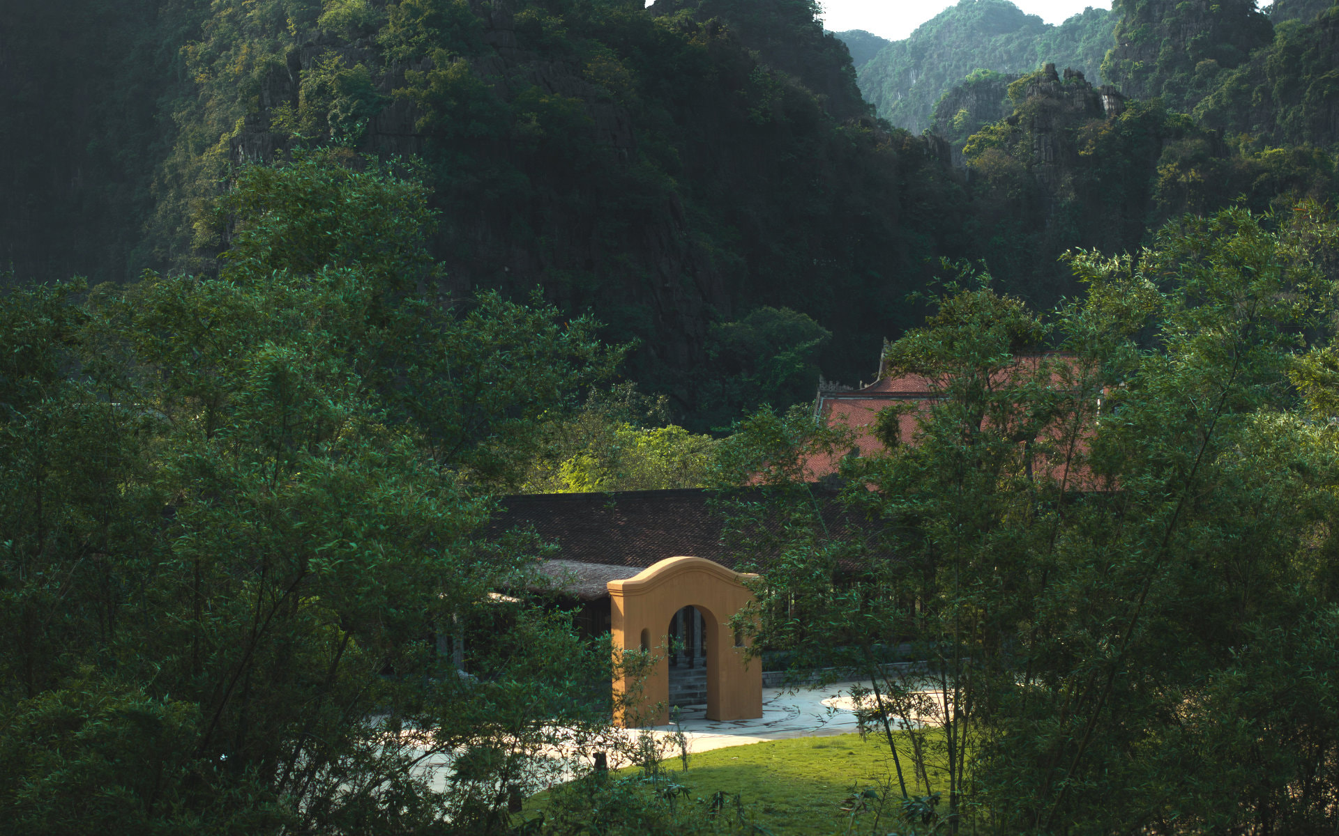 Cảnh quan resort nghỉ dưỡng 