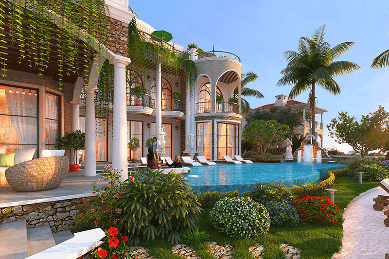 Mẫu thiết kế cảnh quan resort nghỉ dưỡng