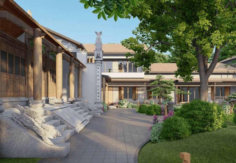 Kết hợp giữa hiện đại và văn hóa truyền thống