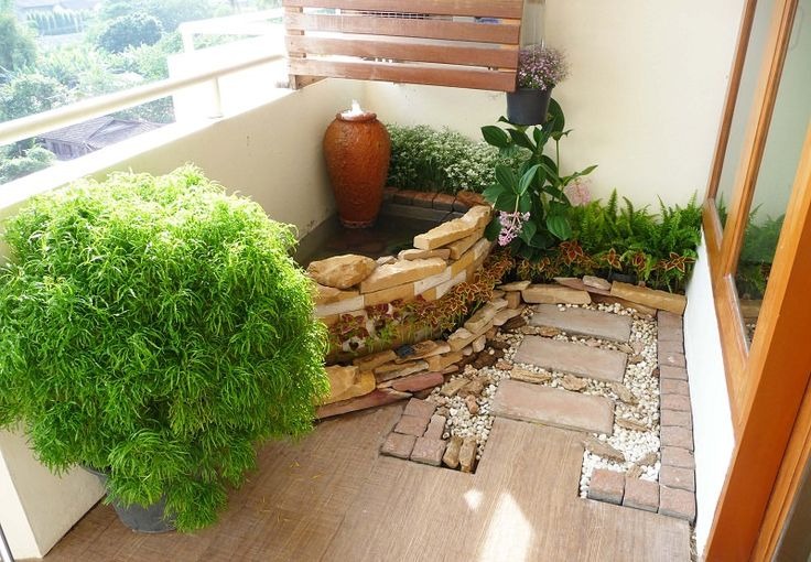 Cảnh quan ban công phong cách Nhật Bản 