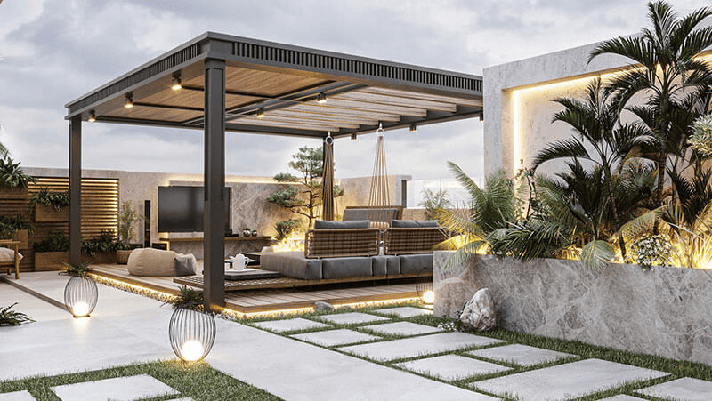 Thiết kế sân thượng phong cách Nhật Bản yên bình