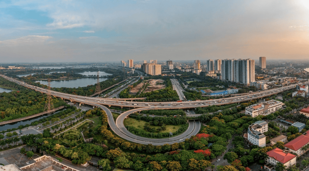 Bố trí cây xanh vào thiết kế cảnh quan quận Hoàng Mai