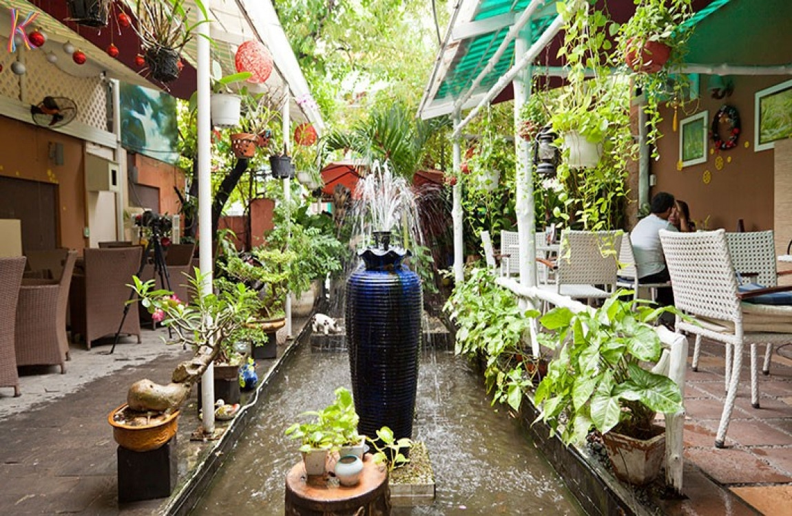Sử dụng các yếu tố trang trí tự nhiên vào cảnh quan
