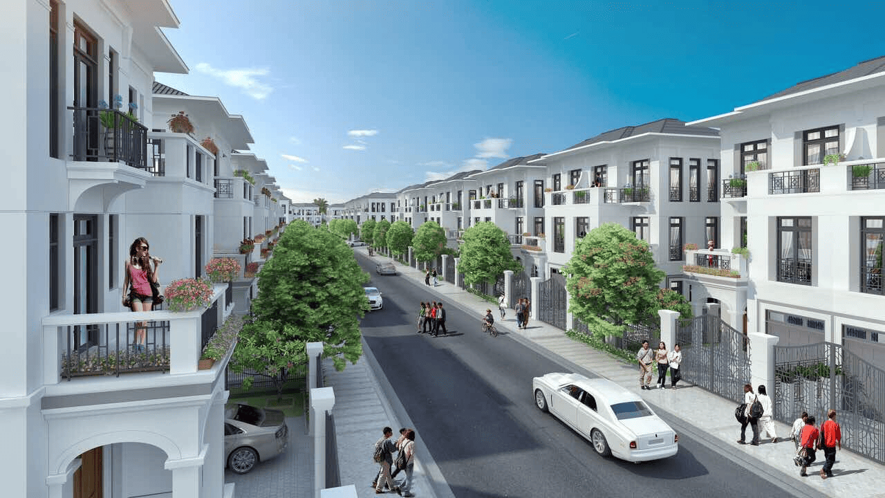 Thiết kế cảnh quan nhà liền kề Hà Nội