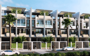 Thiết kế cảnh quan nhà liền kề phong cách hiện đại