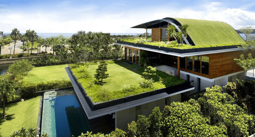 Thiết kế sân vườn trên mái