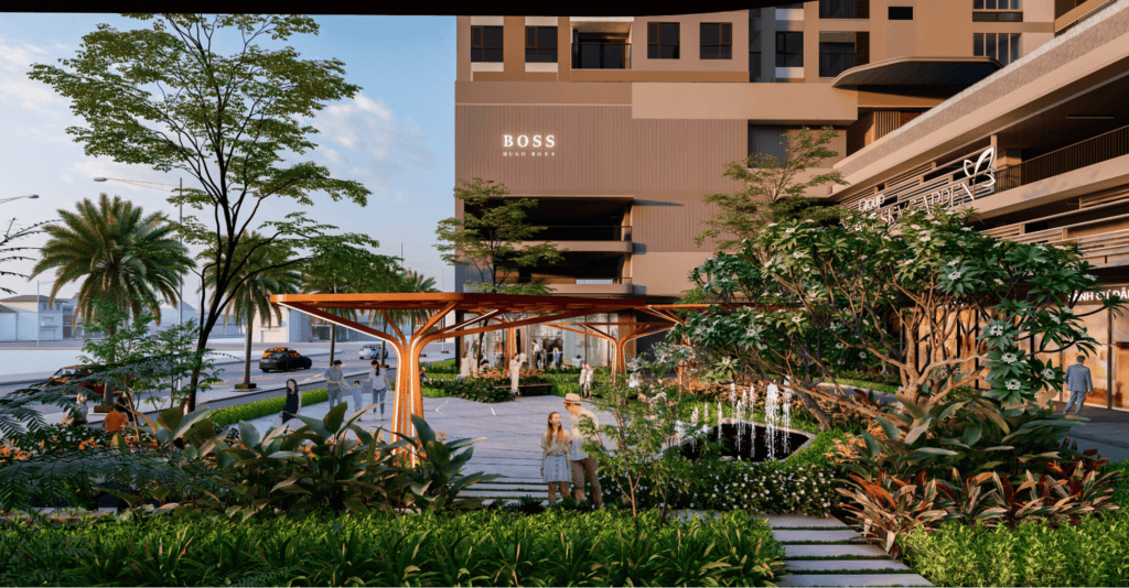 Sân vườn nội khu