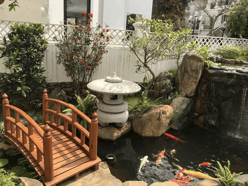 Thiết kế sân vườn phong cách Nhật