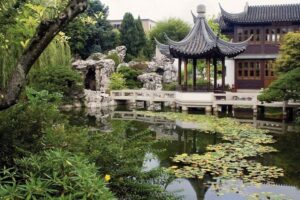 Sân vườn kiểu Trung Quốc 
