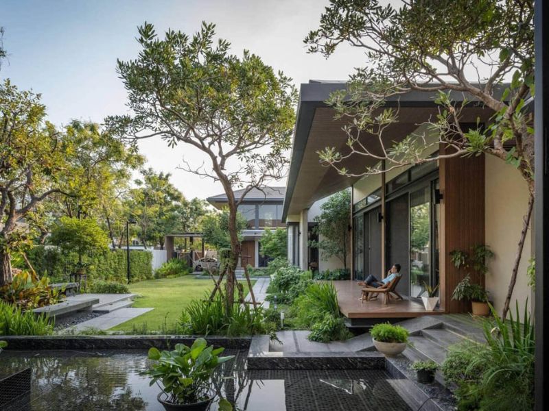 Mẫu sân vườn biệt thự kiểu Nhật