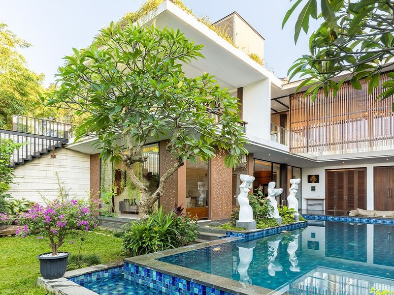 Mẫu sân vườn biệt thự phố
