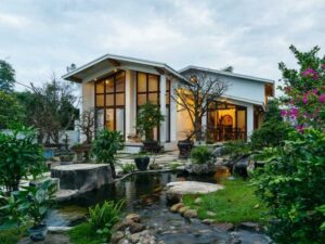 Thi công sân vườn biệt thự đẹp 