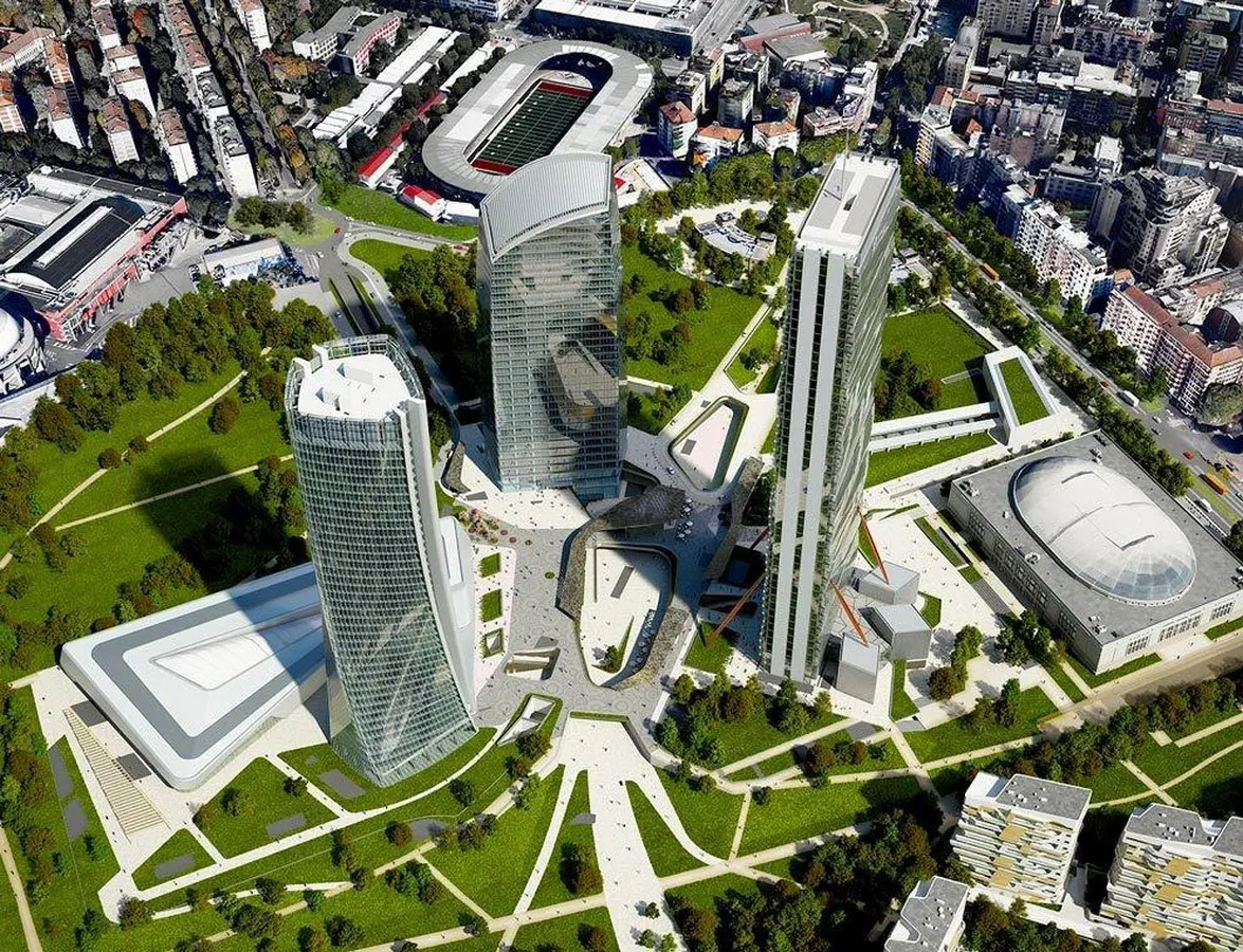 Thiết kế tối giản: Khu phức hợp đô thị hiện đại CityLife District nằm tại Milan, Ý
