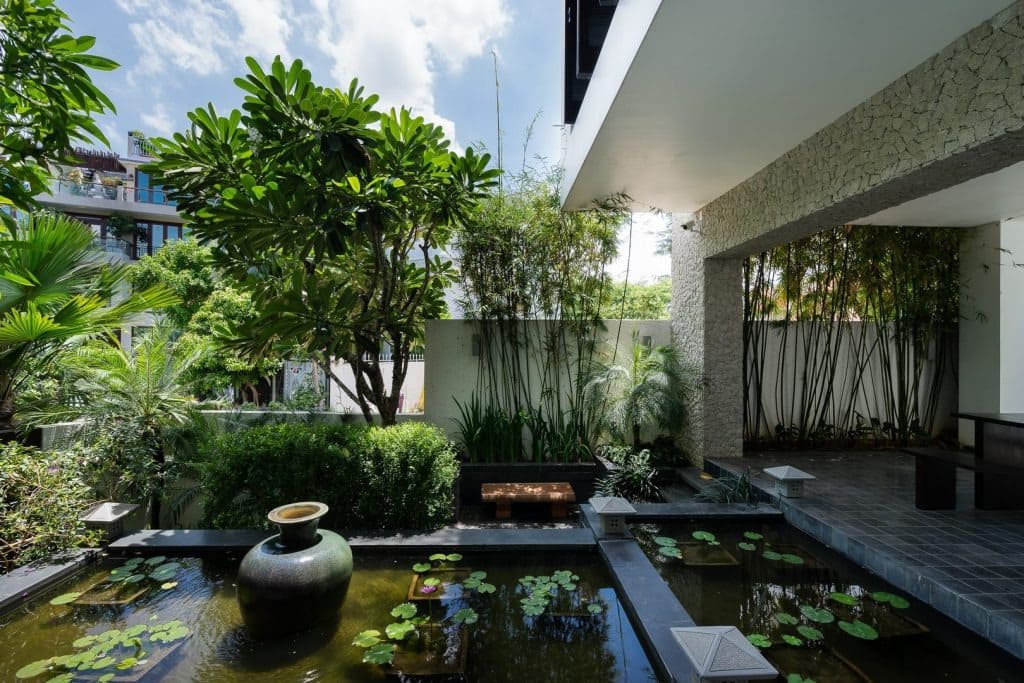 Thi công sân vườn biệt thự