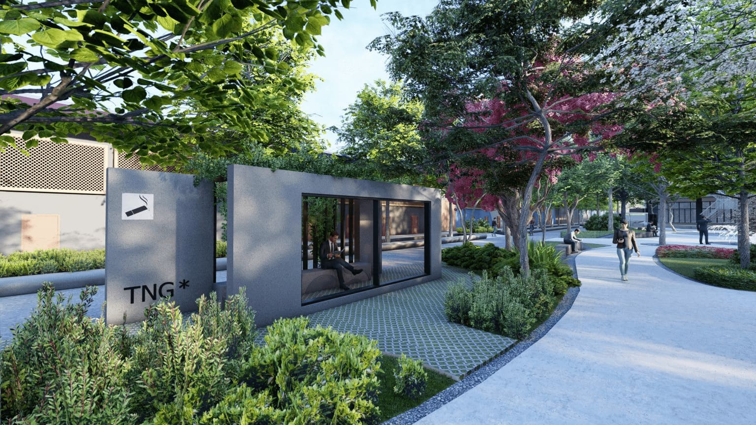 Thiết kế cảnh quan nhà máy công nghiệp
